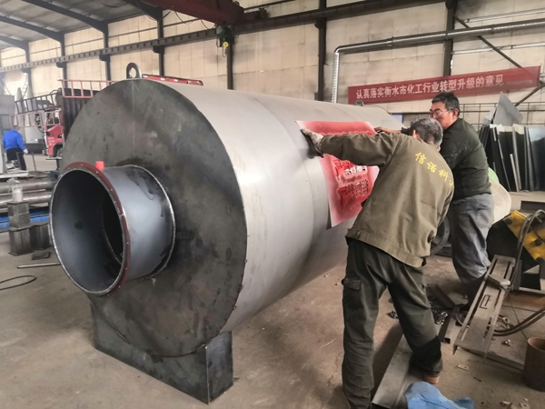 Direct-fired hot blast stove